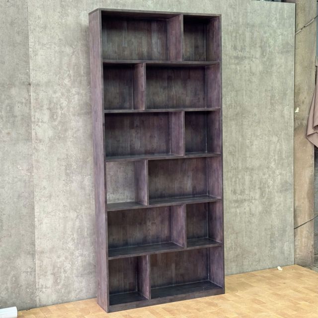 Kệ trang trí 99x45x220cm gỗ cao su KGT68063