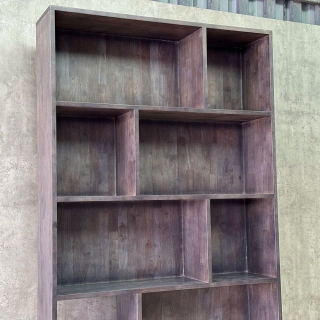 Kệ trang trí 99x45x220cm gỗ cao su KGT68063