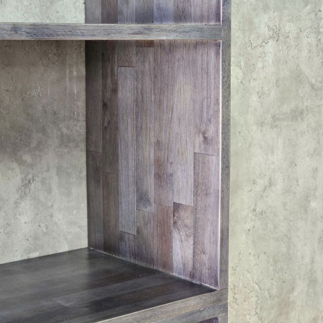 Kệ trang trí 130x30x220cm gỗ cao su KTT68092