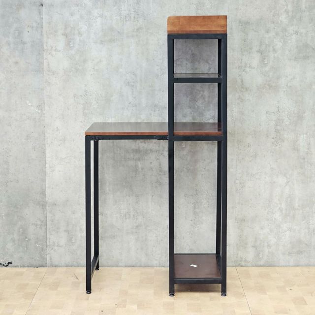Bàn làm việc đứng 80x50x160cm gỗ cao su chân sắt STD68052