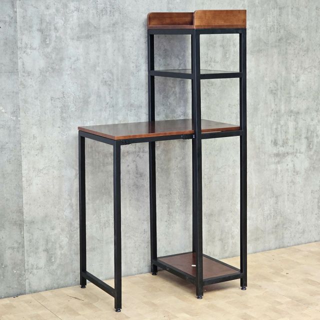 Bàn làm việc đứng 80x50x160cm gỗ cao su chân sắt STD68052