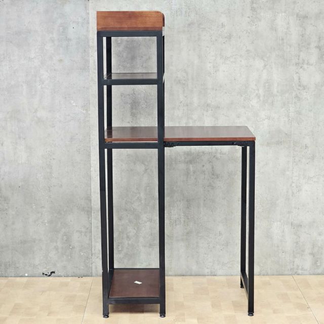 Bàn làm việc đứng 80x50x160cm gỗ cao su chân sắt STD68052