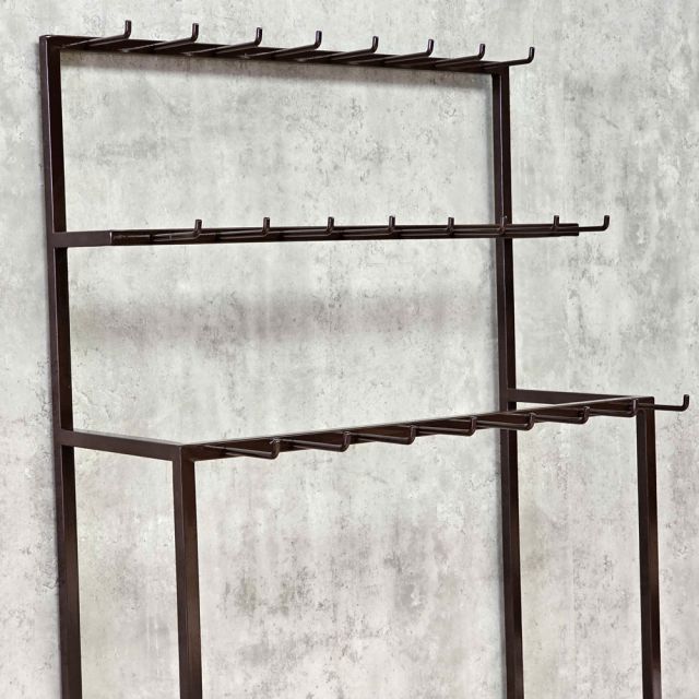 Kệ trưng bày treo thắt lưng 80x30x160cm sơn tĩnh điện KTB68283