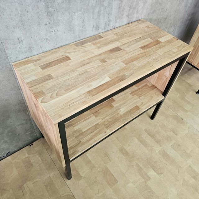 Kệ để hồ thủy sinh 100x45x80cm gỗ cao su KTB68285