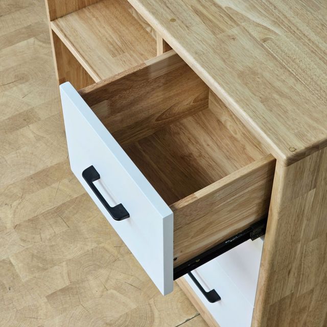Kệ tủ 80x30x68cm gỗ cao su TCN68104
