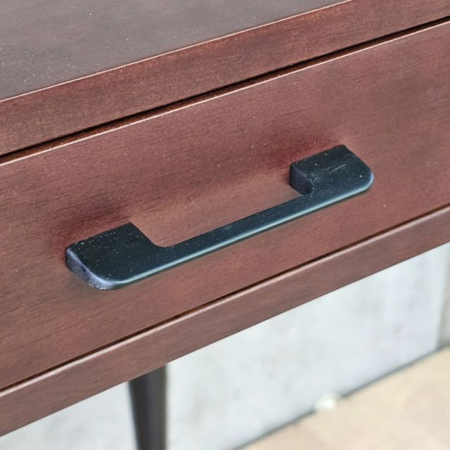 Bàn console 140x50x88cm gỗ cao su chân sắt CONE CST117