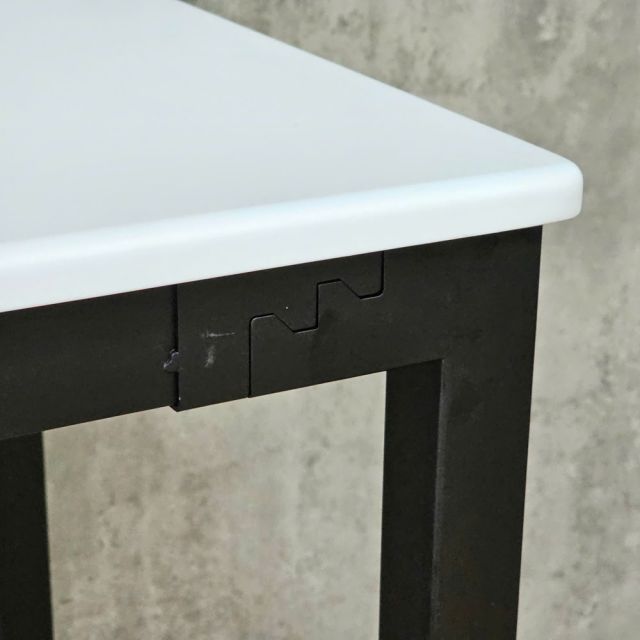 Bàn làm việc kết hợp tủ cá nhân di động 140x60x78cm gỗ cao su hệ UConcept HBUC073