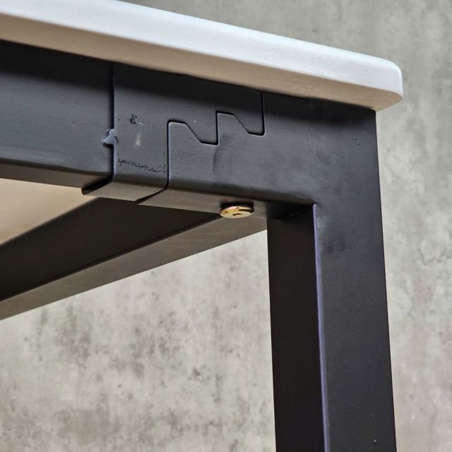 Bàn làm việc kết hợp tủ cá nhân di động 140x60x78cm gỗ cao su hệ UConcept HBUC073