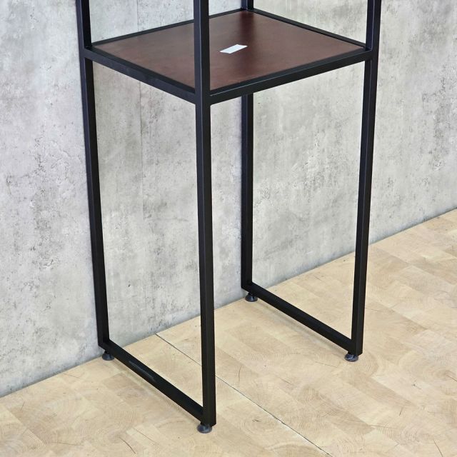 Kệ máy in 40x40x170cm gỗ cao su khung sắt KMI68011