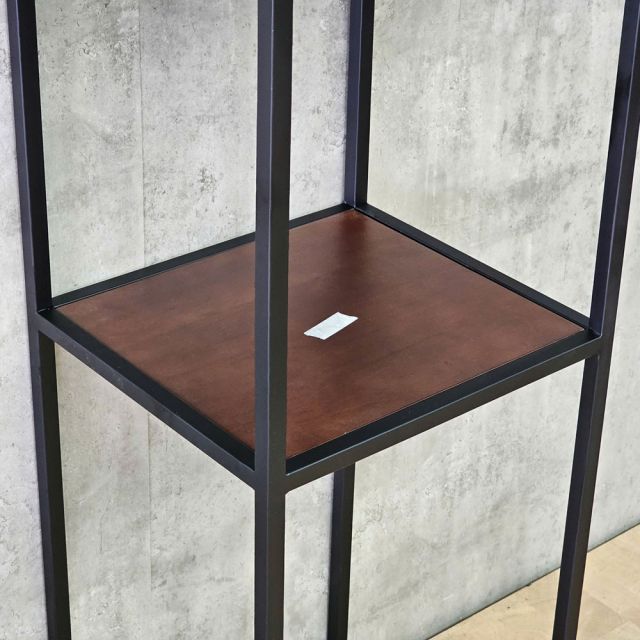 Kệ máy in 40x40x170cm gỗ cao su khung sắt KMI68011
