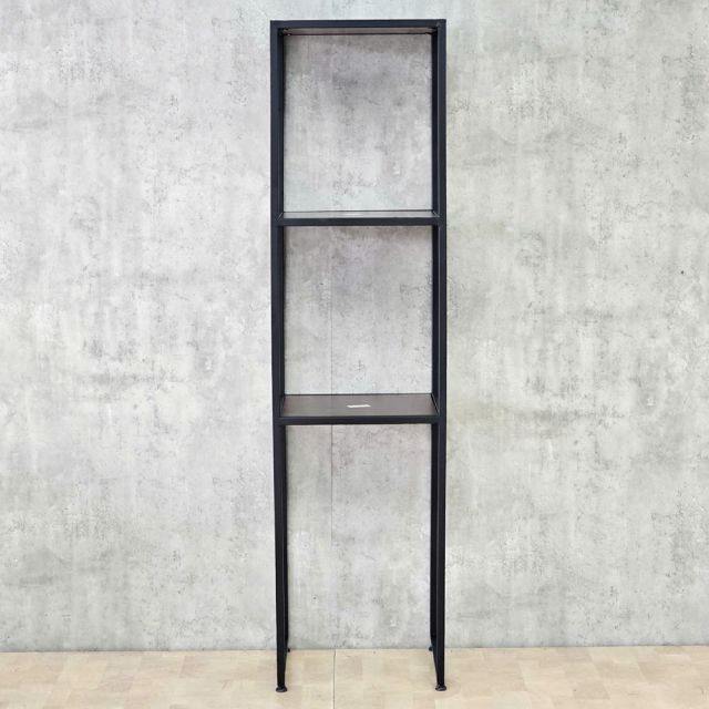 Kệ máy in 40x40x170cm gỗ cao su khung sắt KMI68011