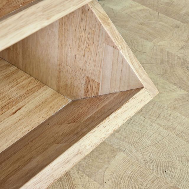 Kệ sách di động 40x30x53cm gỗ cao su KS68382