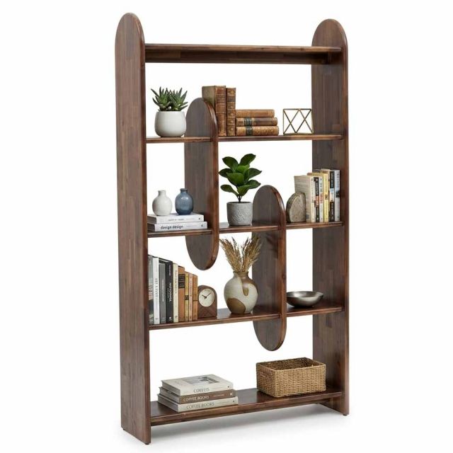 Kệ trang trí 100x30x180cm gỗ tràm KTT68099