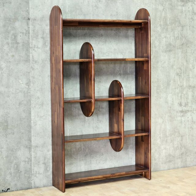 Kệ trang trí 100x30x180cm gỗ tràm KTT68099
