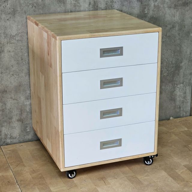 Tủ cá nhân di động 50x55x66cm gỗ cao su TCN68106