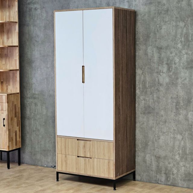 Tủ quần áo gỗ Plywood 80x60x200cm -TQA68096