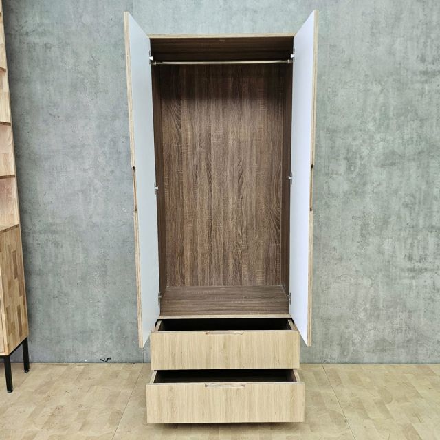 Tủ quần áo gỗ Plywood 80x60x200cm -TQA68096