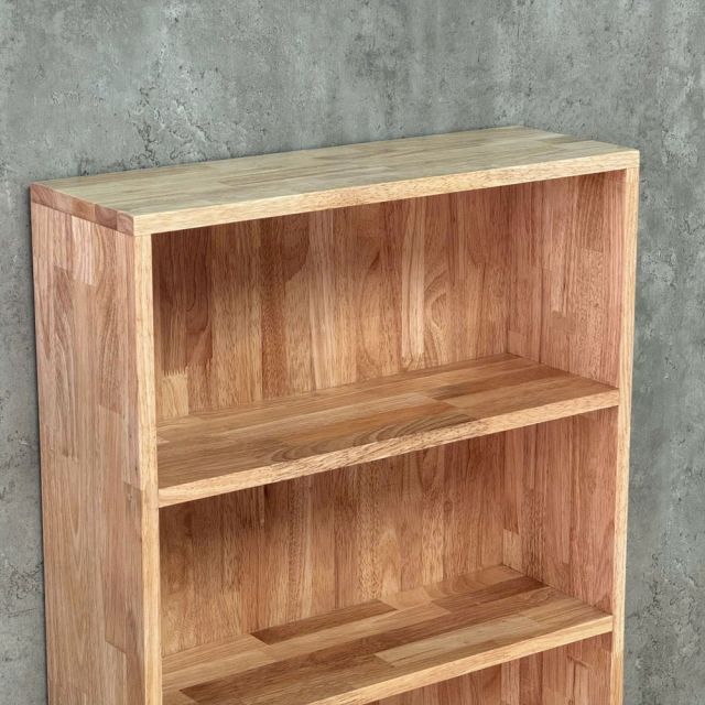 Kệ sách cho bé 60x35x110cm gỗ cao su TREM008