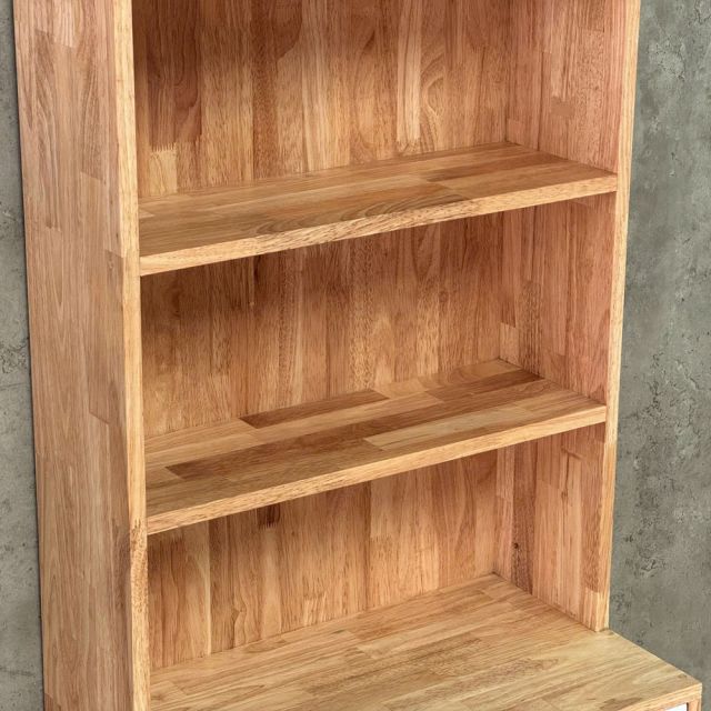 Kệ sách cho bé 60x35x110cm gỗ cao su TREM008
