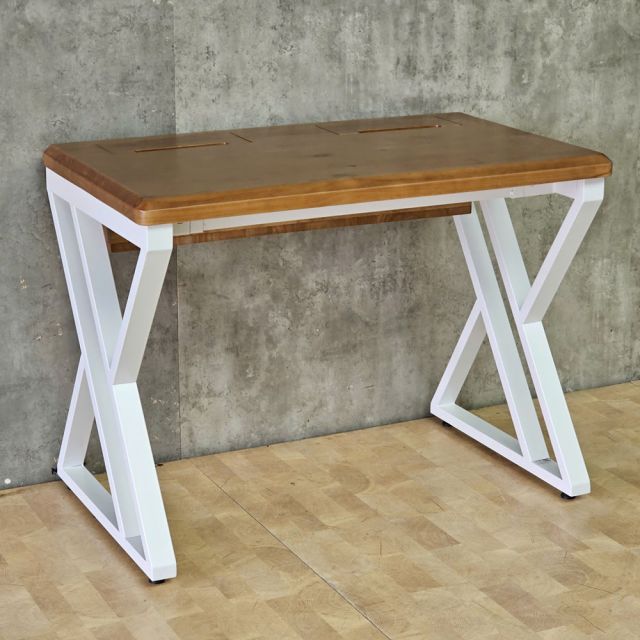 Bàn làm việc có hộp điện 100x60cm gỗ thông hệ XConcept HBXC074