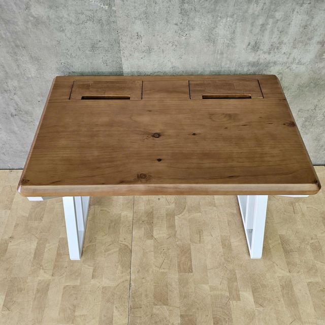 Bàn làm việc có hộp điện 100x60cm gỗ thông hệ XConcept HBXC074