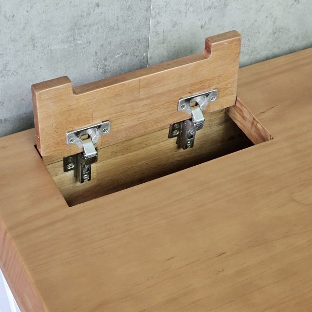 Bàn làm việc có hộp điện 100x60cm gỗ thông hệ XConcept HBXC074