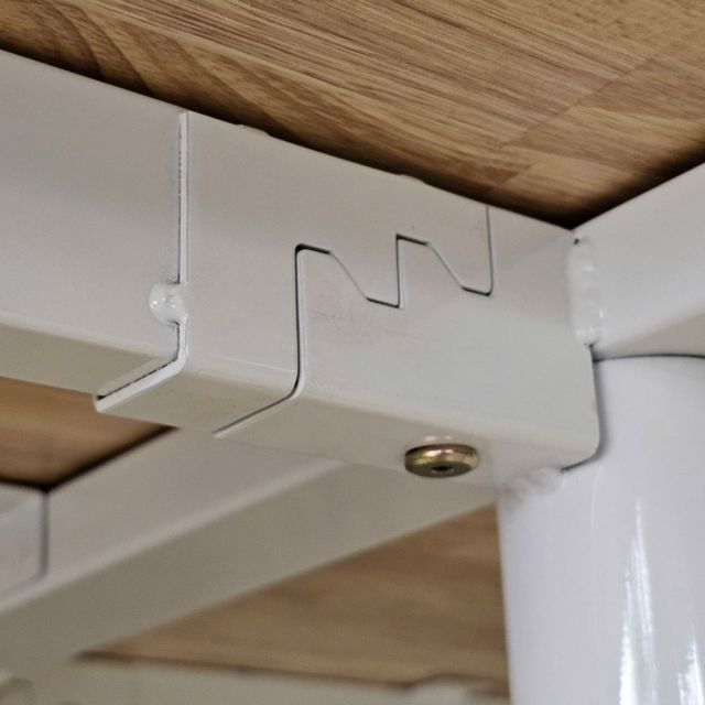 Bàn làm việc 240x80cm gỗ cao su hệ TIO HBTO058