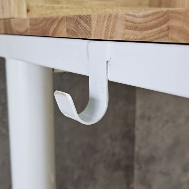 Bàn làm việc 240x80cm gỗ cao su hệ TIO HBTO058