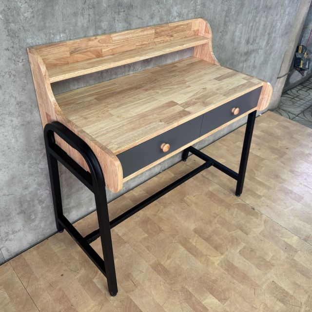 Bàn học có hộc kéo 100x50cm gỗ cao su BD68160