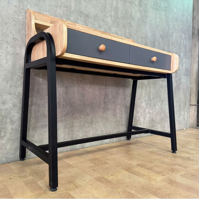 Bàn học có hộc kéo 100x50cm gỗ cao su BD68160