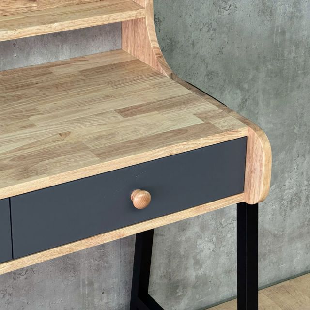 Bàn học có hộc kéo 100x50cm gỗ cao su BD68160