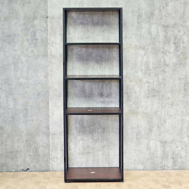 Kệ trang trí 5 tầng 60x45x160cm gỗ cao su khung sắt sơn tĩnh điện KS68381