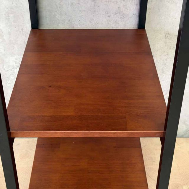 Kệ trang trí 4 tầng 40x60x140cm gỗ cao su khung sắt sơn tĩnh điện KTT68097