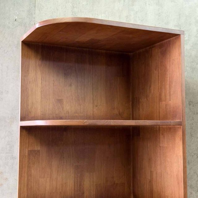 Kệ tủ góc tường 40x55x200cm gỗ cao su TQA68022