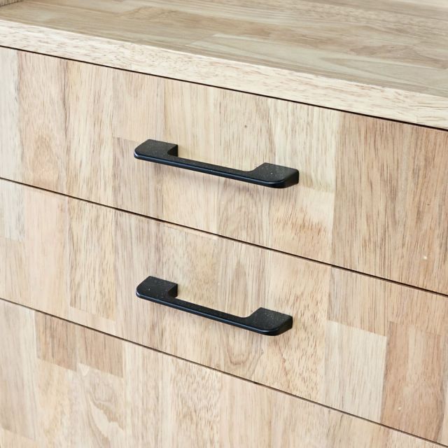 Kệ góc tường 45x27x255cm gỗ cao su chân sắt sơn tĩnh điện KGT68064