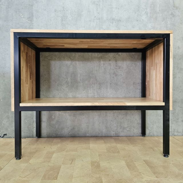 Kệ để hồ thủy sinh 100x45x80cm gỗ cao su KTB68285