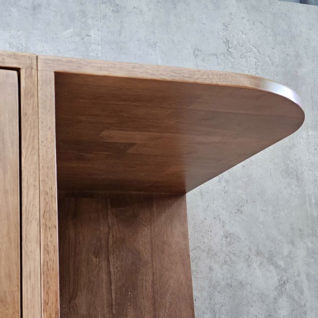 Hệ tủ quần áo 200x55x200cm gỗ cao su TQA68083