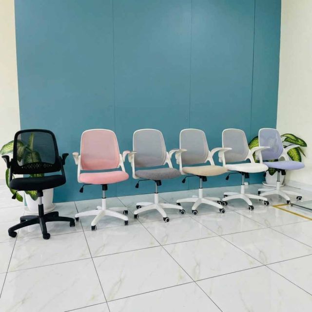 Ghế xoay lưng lưới chân nâng hạ NEC - GMA013