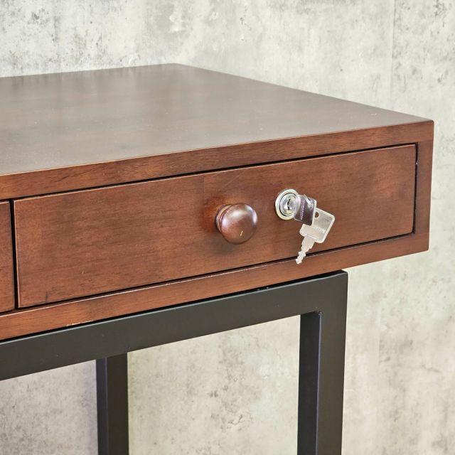 Bàn làm việc 80x45cm gỗ cao su BD68198