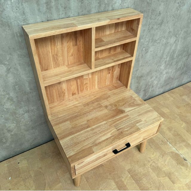 Bàn trang điểm ngồi bệt gỗ cao su - BTD68089