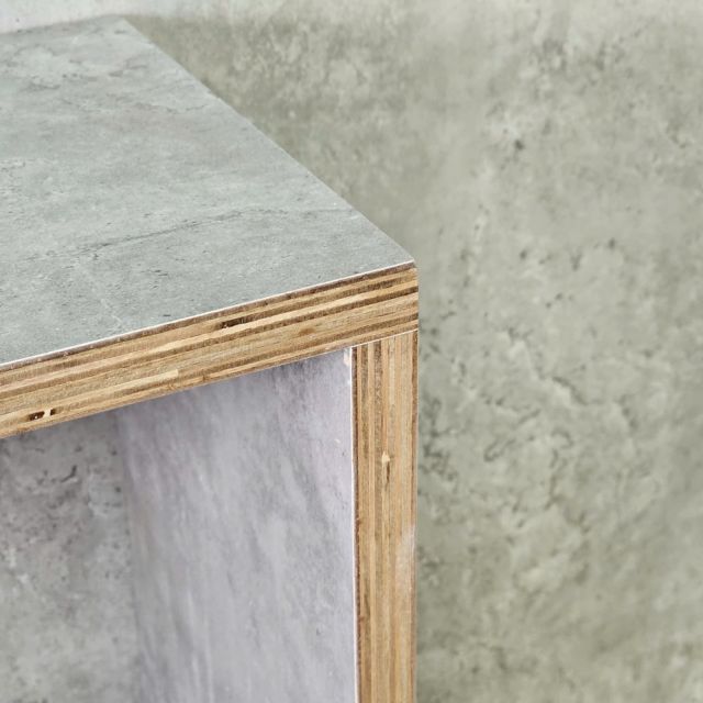 Bàn thờ ông địa thần tài đơn giản gỗ plywood BTTT001