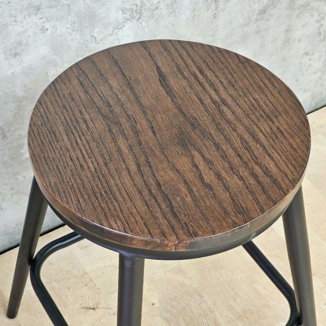 Ghế cà phê 39x39x45cm mặt gỗ cao su GCF182