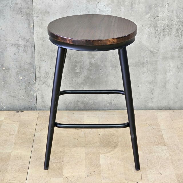 Ghế cà phê 39x39x45cm mặt gỗ cao su GCF182