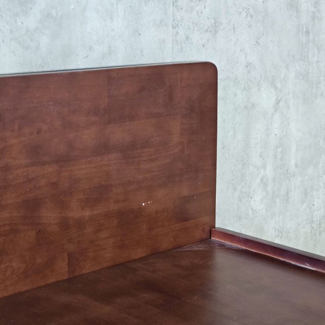 Giường ngủ ZENO cho nệm 160x200cm gỗ cao su GN68063