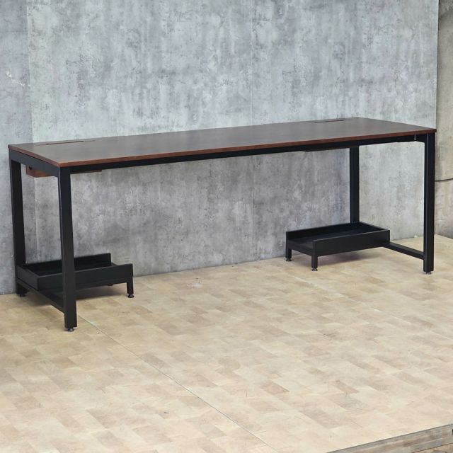 Bàn làm việc ZDesk 200x70x75cm gỗ cao su hệ URA HBUR014