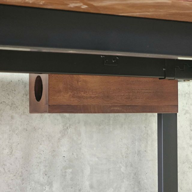 Bàn làm việc ZDesk 200x70x75cm gỗ cao su hệ URA HBUR014