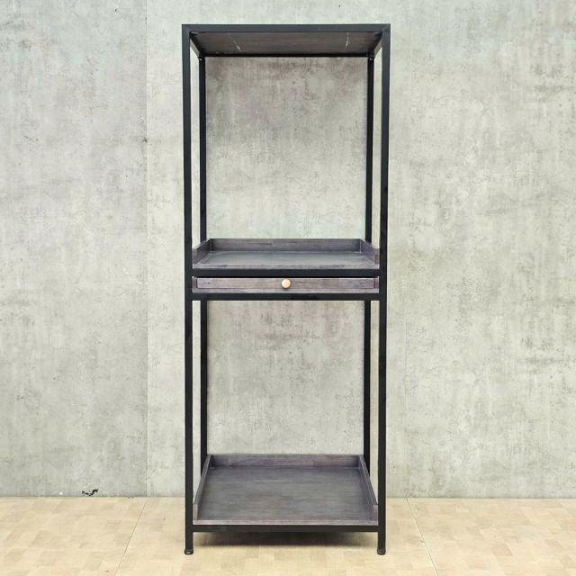 Kệ máy giặt máy sấy 80x77x206cm gỗ cao su KMG68039