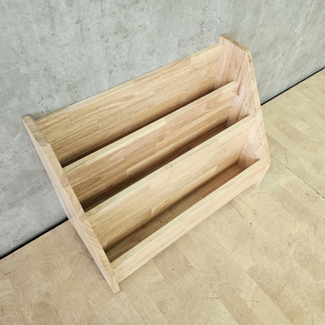 Kệ sách 60x25x45cm gỗ cao su KS68383