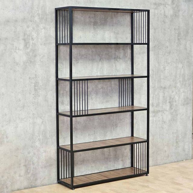 Kệ trưng bày GETO 100x30x180cm gỗ plywood khung sắt KTT68111