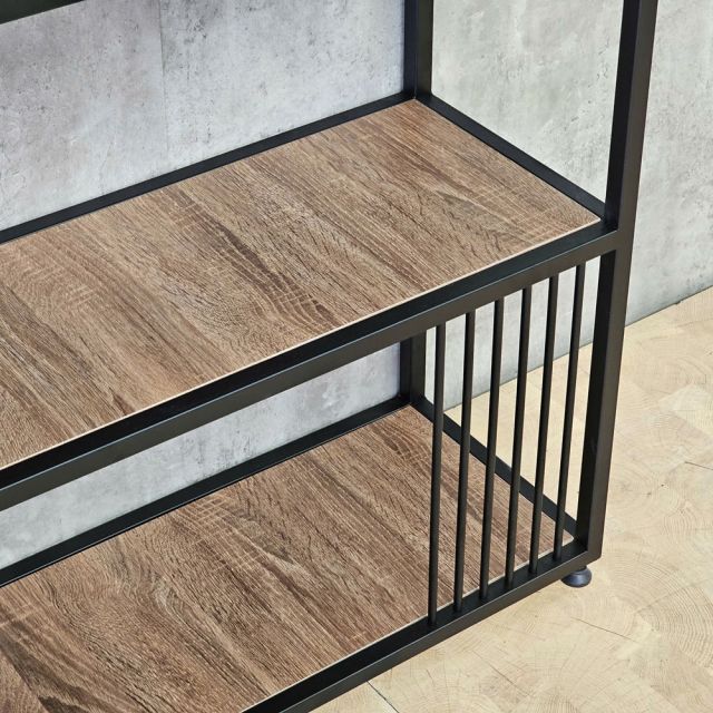 Kệ trưng bày GETO 100x30x180cm gỗ plywood khung sắt KTT68111